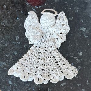 Elegant Crochet Angel Decor